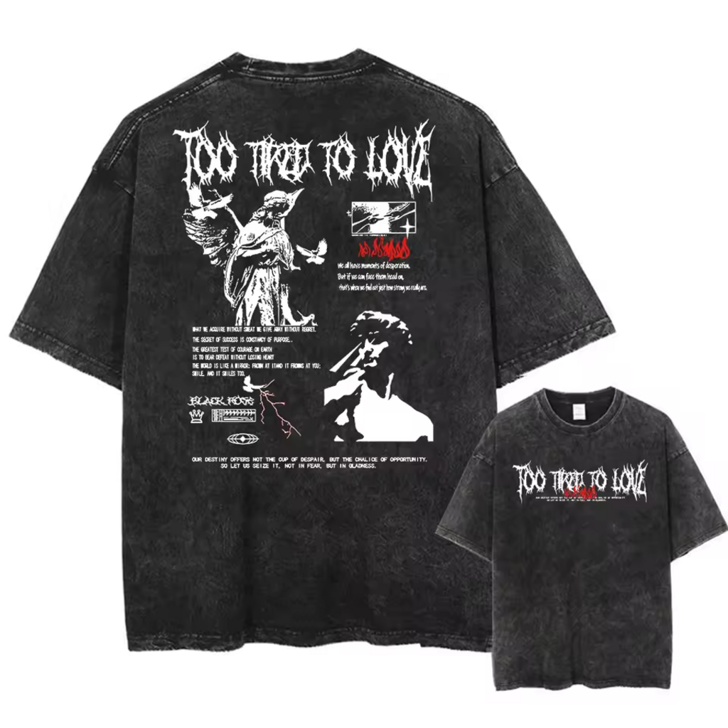 Restless Oversize Washed Tee